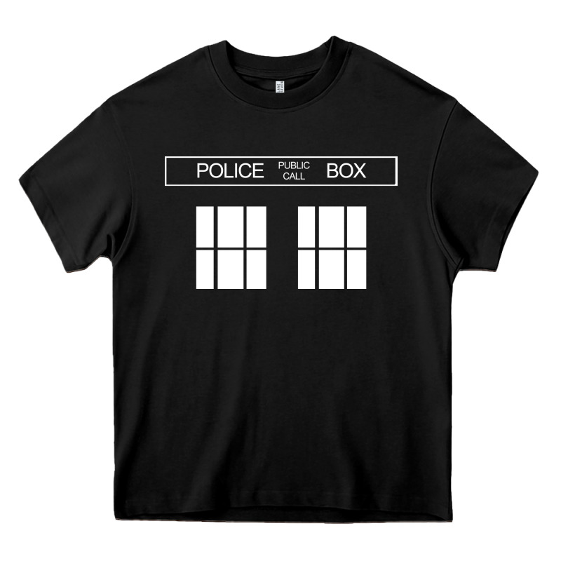 The Blue Box T Shirt Doctor Doc Dalek Bbc Bow Tie Tv Tenth Eleventh Wh Heavy Core Tee by artisFamous | Teevron
