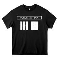 Black the blue box t shirt doctor doc dalek bbc bow tie tv tenth eleventh wh Heavy Core Tee - artisFamous