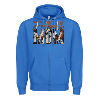 True Royal football mom Zipper Hoodie - Jasminsmagicworld
