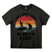 Asphalt dad fishing Heavy Core Tee - artisFamous