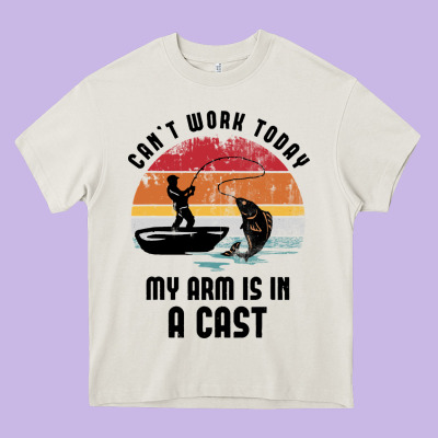 Dad Fishing Heavy Core Tee Designed By Artisfamous
