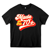 Black made in the 70s retro Heavy Core Tee - artisFamous