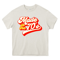 Cream made in the 70s retro Heavy Core Tee - artisFamous