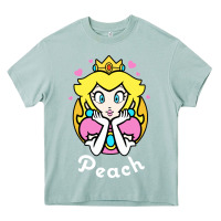 Arona peach graphic Heavy Core Tee - artisFamous
