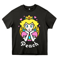 Asphalt peach graphic Heavy Core Tee - artisFamous