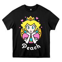Black peach graphic Heavy Core Tee - artisFamous