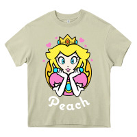 Mossy peach graphic Heavy Core Tee - artisFamous