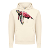 Vintage Artic sea turtle pink glitter Vintage Hoodie - Artiststas