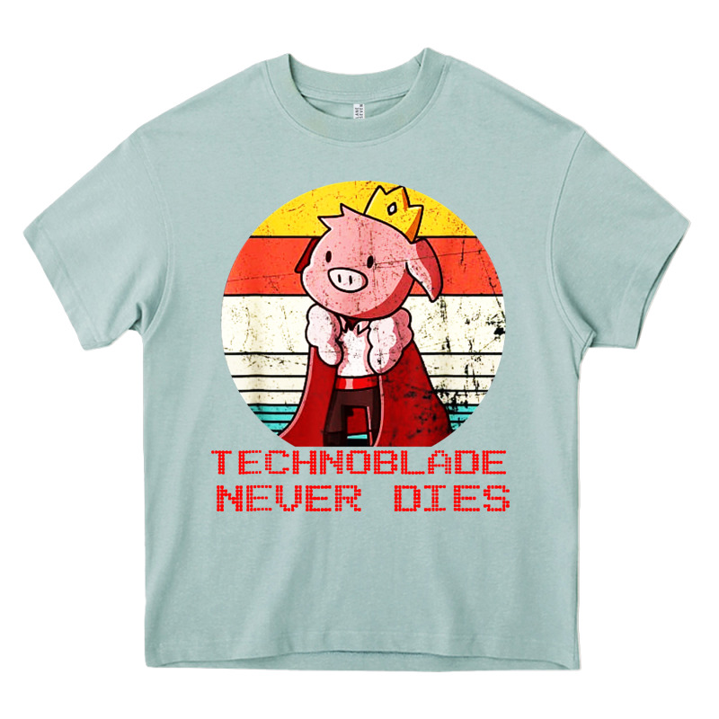 Retro Style Technoblade Merch Cosplay Heavy Core Tee by artisFamous | Teevron