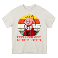 Cream retro style technoblade merch cosplay Heavy Core Tee - artisFamous