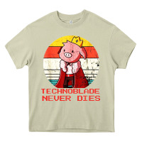 Mossy retro style technoblade merch cosplay Heavy Core Tee - artisFamous