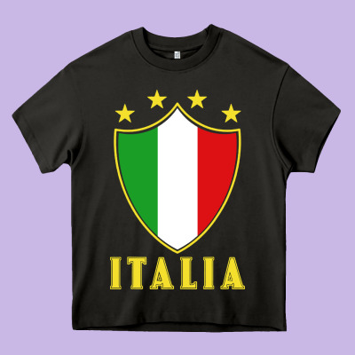 Italia   Italia Heavy Core Tee Designed By Artisfamous