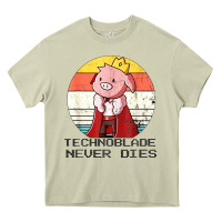 Mossy retro style technoblade merch cosplay Heavy Core Tee - artisFamous