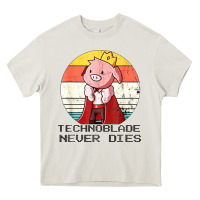 Cream retro style technoblade merch cosplay Heavy Core Tee - artisFamous