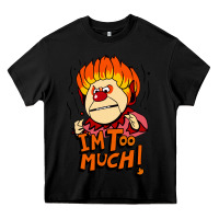 Black heat miser i'am too much Heavy Core Tee - artisFamous