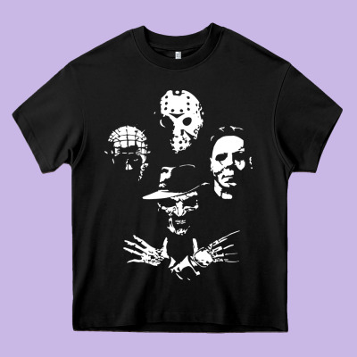 Horror And Scream Film Heavy Core Tee Designed By Artisfamous