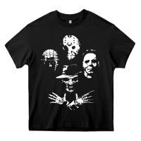 Black horror and scream film Heavy Core Tee - artisFamous