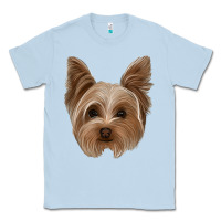 Dusty Blue yorkie Classic Tee - Jasminsmagicworld