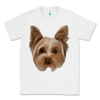 White yorkie Classic Tee - Jasminsmagicworld