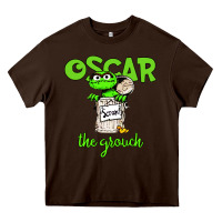 Chocolate Brown the grouch Heavy Core Tee - artisFamous