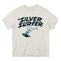 Cream silver surfer Heavy Core Tee - artisFamous