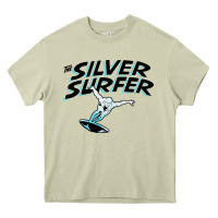Mossy silver surfer Heavy Core Tee - artisFamous