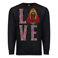 Black Love Lady Of Guadalupe Premium Sweatshirt - Jasminsmagicworld
