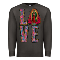 Smoke Love Lady Of Guadalupe Premium Sweatshirt - Jasminsmagicworld