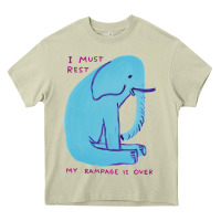 Mossy i must rest my rampage is over Heavy Core Tee - artisFamous