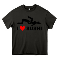 Asphalt i love sushi funny Heavy Core Tee - artisFamous