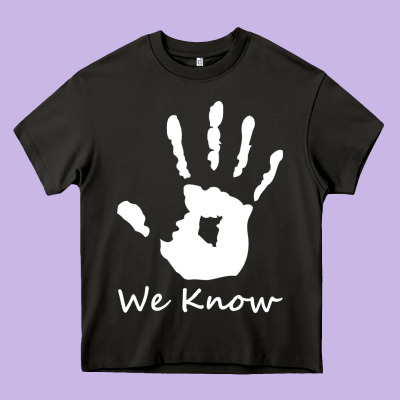 Skyrim Dark Brotherhood We Know Hand Novelty Kids Mens Womens T Shirt Heavy Core Tee Designed By Artisfamous
