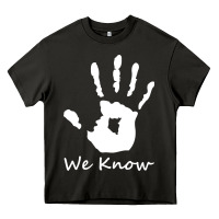Asphalt skyrim dark brotherhood we know hand novelty kids mens womens t shirt Heavy Core Tee - artisFamous