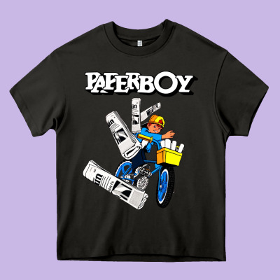 Paperboy Heavy Core Tee Designed By Artisfamous