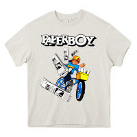 Cream paperboy Heavy Core Tee - artisFamous