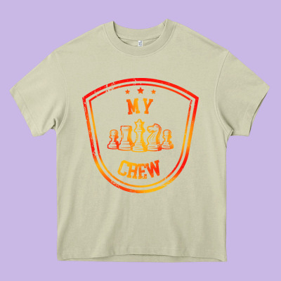 Chess Crew Heavy Core Tee Designed By Artisfamous