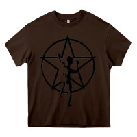 Chocolate Brown RUSH STARMAN Heavy Core Tee - artisFamous