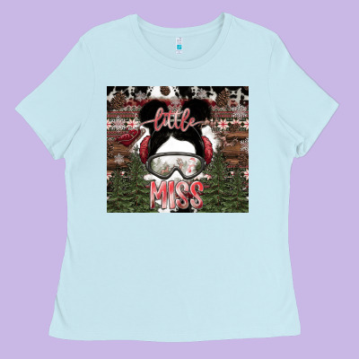 Little Miss Ladies Tee Designed By Cowhidedigitalart