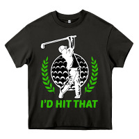 Asphalt id hit that funny golfing golf Heavy Core Tee - artisFamous