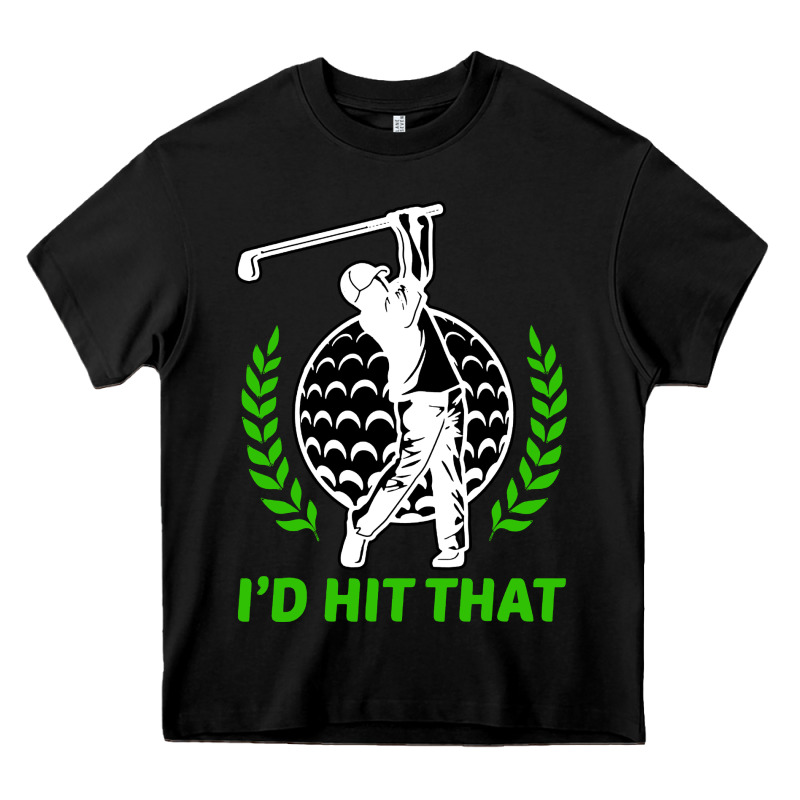 Id Hit That Funny Golfing Golf Heavy Core Tee by artisFamous | Teevron