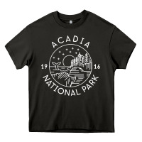 Asphalt a.ca.di.a national park 1916 mai.ne bar harbor t sh Heavy Core Tee - artisFamous