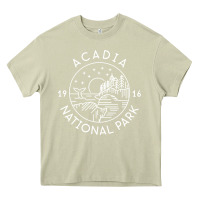 Mossy a.ca.di.a national park 1916 mai.ne bar harbor t sh Heavy Core Tee - artisFamous