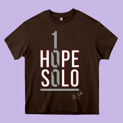 1 Hope Solo Heavy Core Tee Designed By Artisfamous