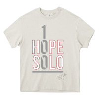 Cream 1 hope solo Heavy Core Tee - artisFamous