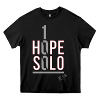 Black 1 hope solo Heavy Core Tee - artisFamous