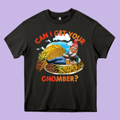 Taco Gnome Thinks You're Cute Heavy Core Tee Designed By Artisfamous