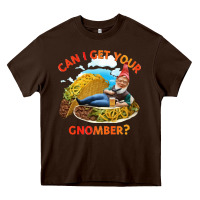 Chocolate Brown taco gnome thinks you're cute Heavy Core Tee - artisFamous