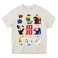 Cream jojo adventure Heavy Core Tee - artisFamous
