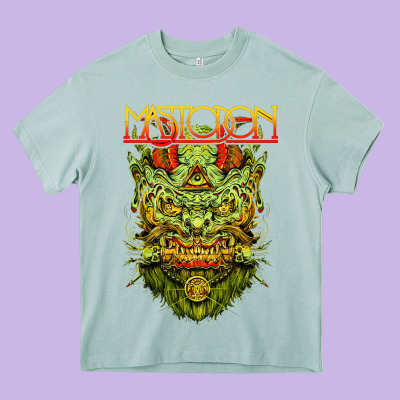 Mastodon Heavy Core Tee Designed By Artisfamous