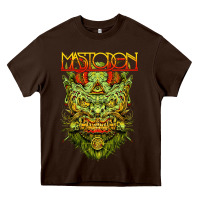 Chocolate Brown mastodon Heavy Core Tee - artisFamous