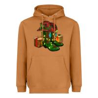Meerkat cowboy hat with boots christmas Heavyweight Hoodie - RanaPortraitStore